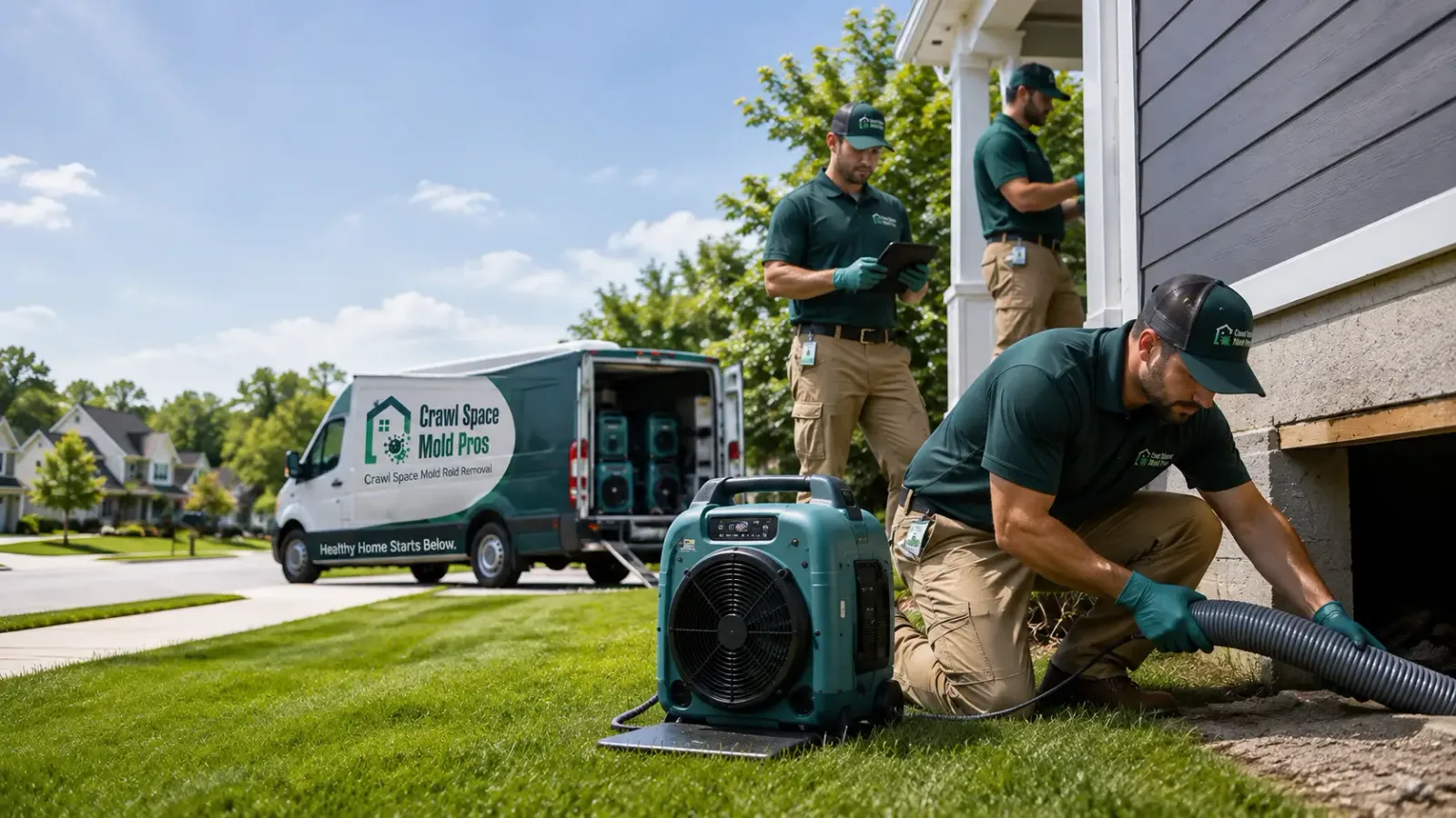 Crawl Space Mold Removal in Waldorf, MN